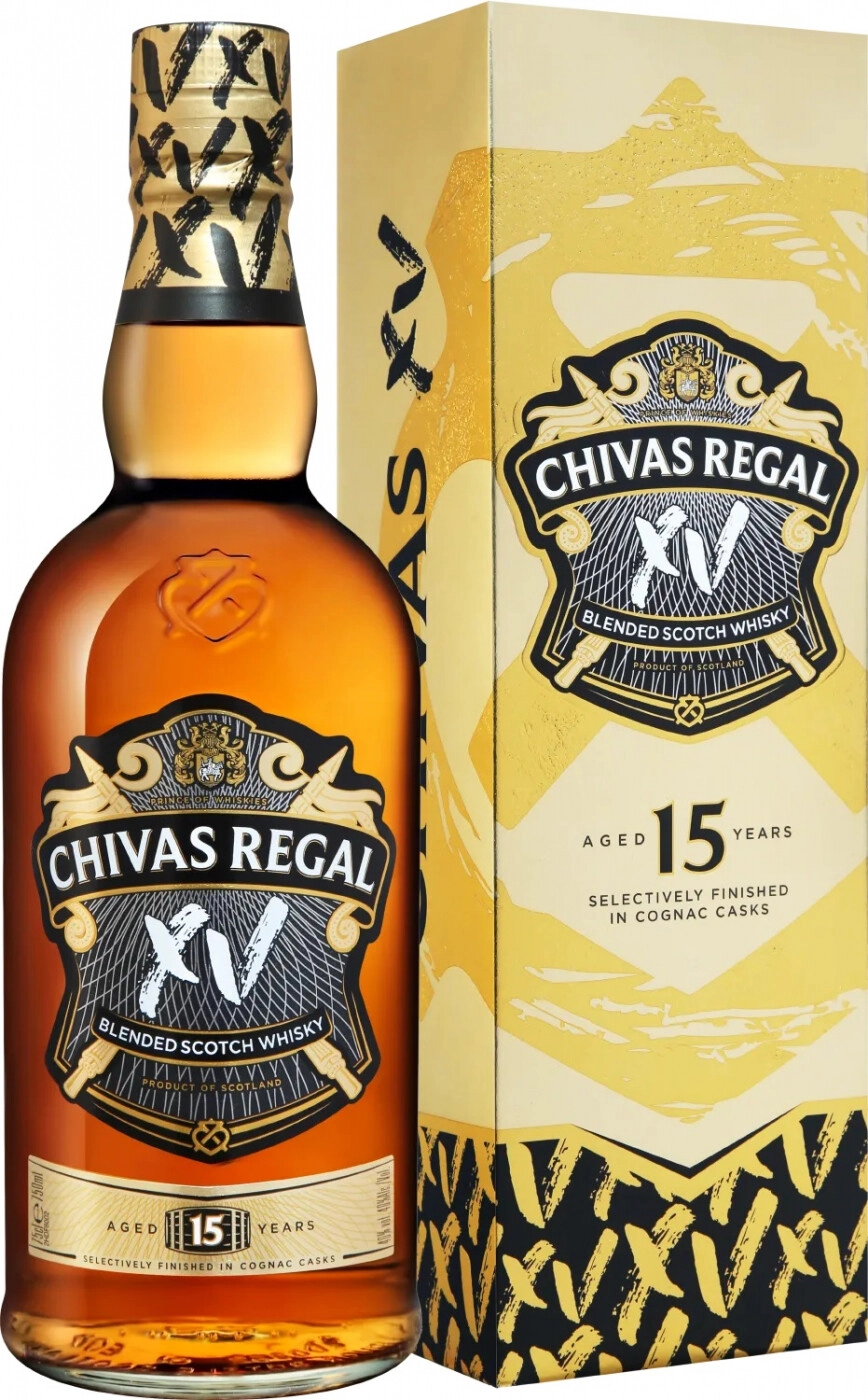 Whisky Chivas Regal XV, gift box, 750 ml Chivas Regal XV, gift box