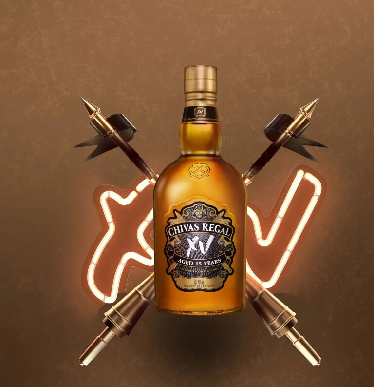 Whisky Chivas Regal XV, gift box, 750 ml Chivas Regal XV, gift box