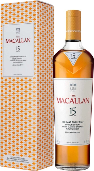 Виски Macallan, «Colour Collection» 15 Years Old, в подарочной