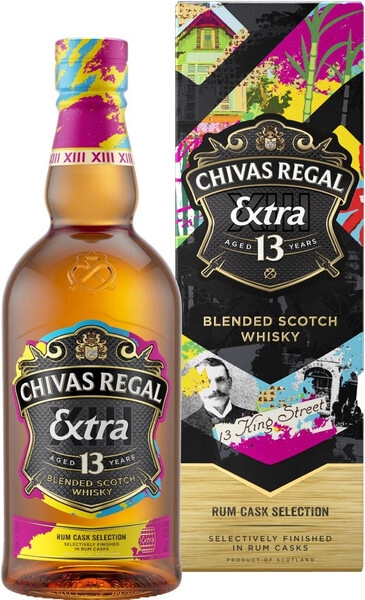 Виски «Chivas Regal» Extra 13 Years Old Rum Casks, в подарочной