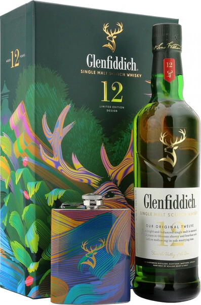 Винный набор «Glenfiddich» 12 Years Old, Limited Edition Design, в