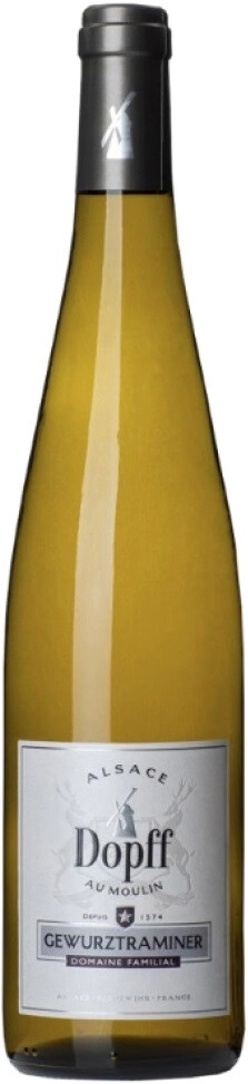 Wine Dopff au Moulin, Gewurztraminer de Riquewihr, Alsace AOC