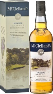 Виски McClellands Speyside, gift box, 0.7 л