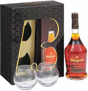 Bisquit VSOP, gift set with 2 glasses, 0.7 л