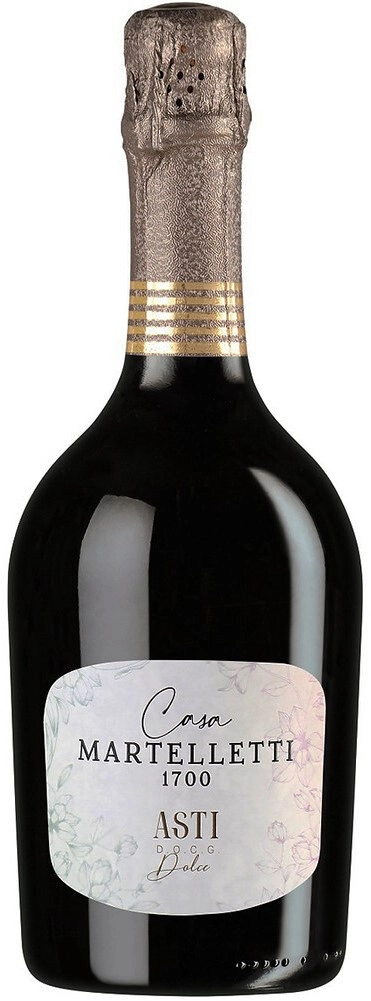 Sparkling wine Valsa Nuova Perlino, Casa Martelletti, 1700 Asti