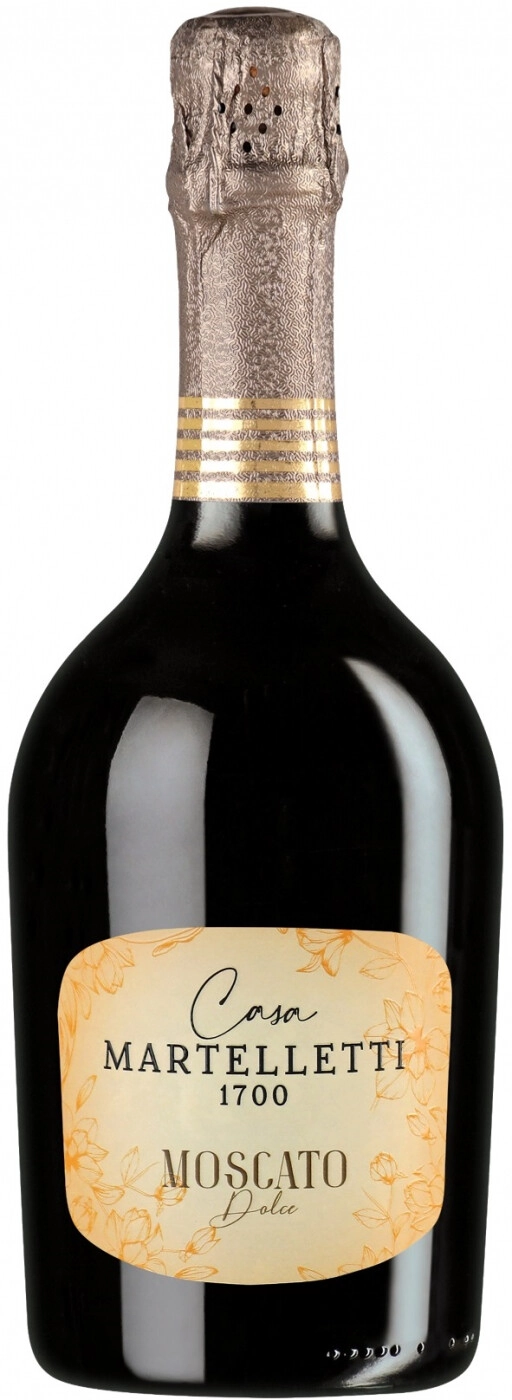 Sparkling wine Valsa Nuova Perlino, Casa Martelletti, 1700 Moscato