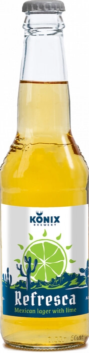 На фото изображение Konix Brewery, Refresca Lime, 0.33 L (Коникс, Рефреска Лайм объемом 0.33 литра)