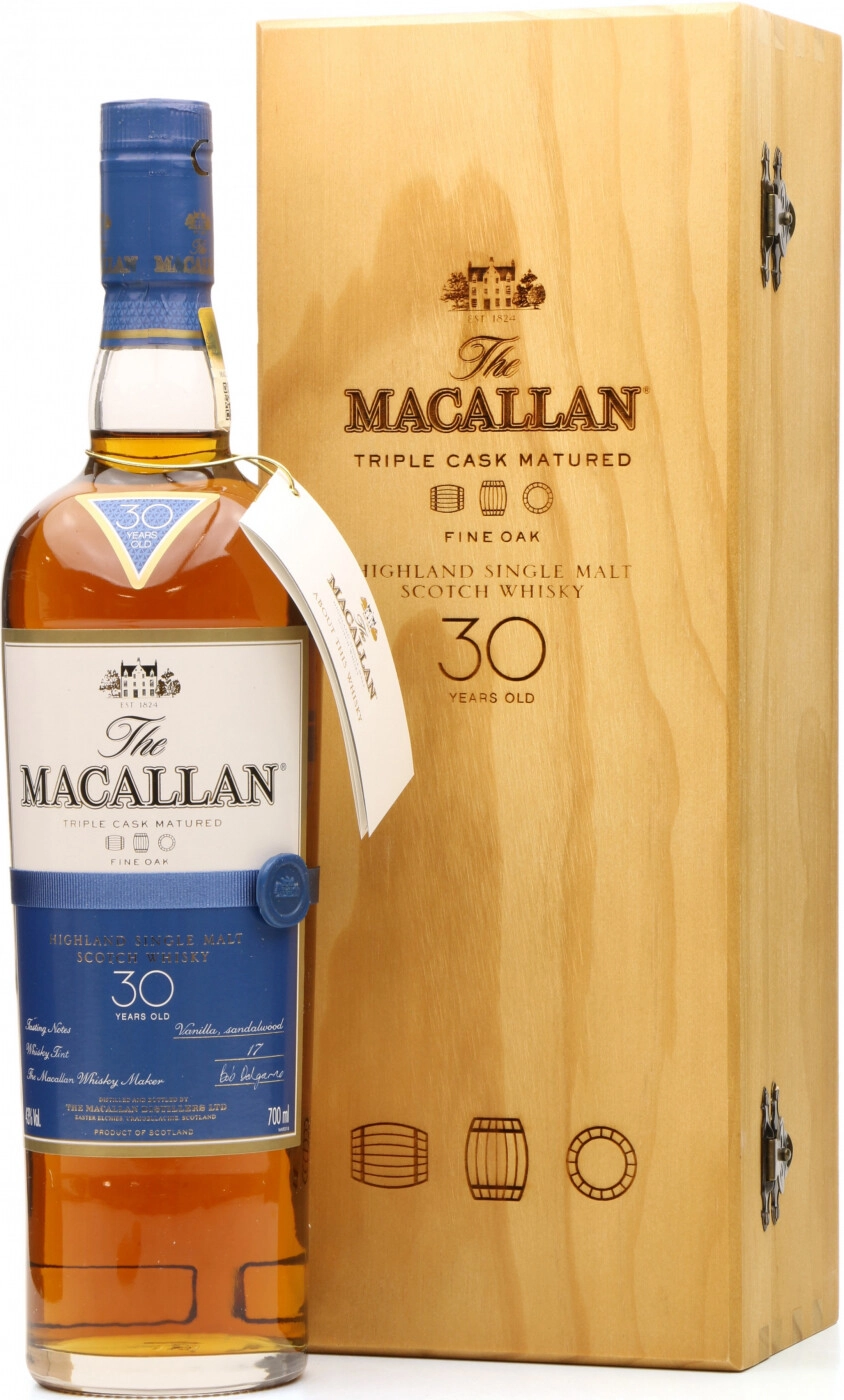 Macallan 30 Year Double Cask, 700ml, Bourbon, Whiskey