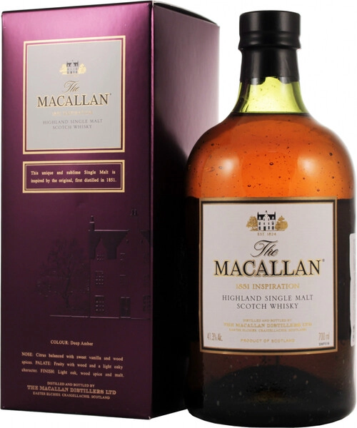 Виски Macallan 1851 Inspiration, в подарочной коробке, 0.7 л