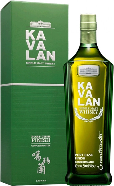 Виски Kavalan, «Concertmaster» Port Cask Finish, в подарочной
