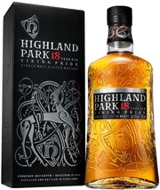 In the photo image Highland Park 18 Years Old, with box, 0.7 L