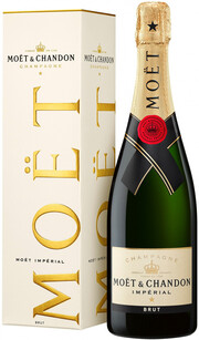 Moet & Chandon Imperial Brut Metal Gift Box White Wine, Sparkling