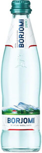 Газированная вода Боржоми, в стеклянной бутылке, 0.33 л
