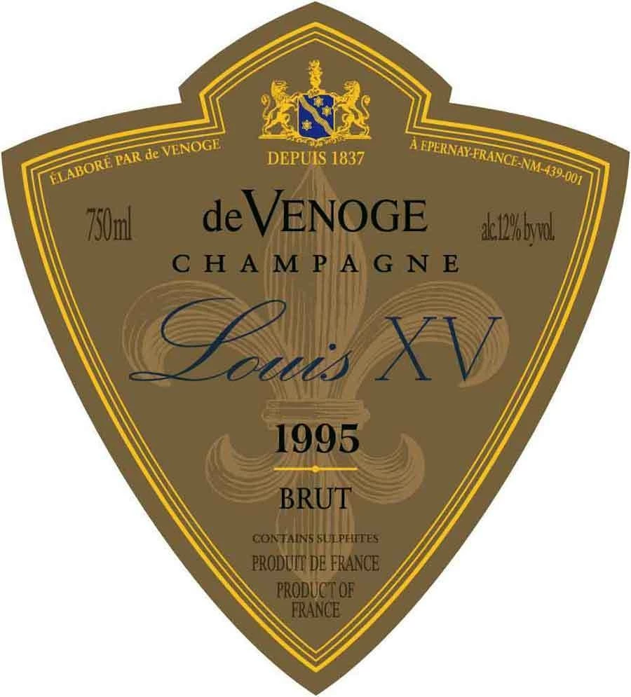 Champagne Champagne de Venoge, Louis XV, AOC, 1995, gift box, 750