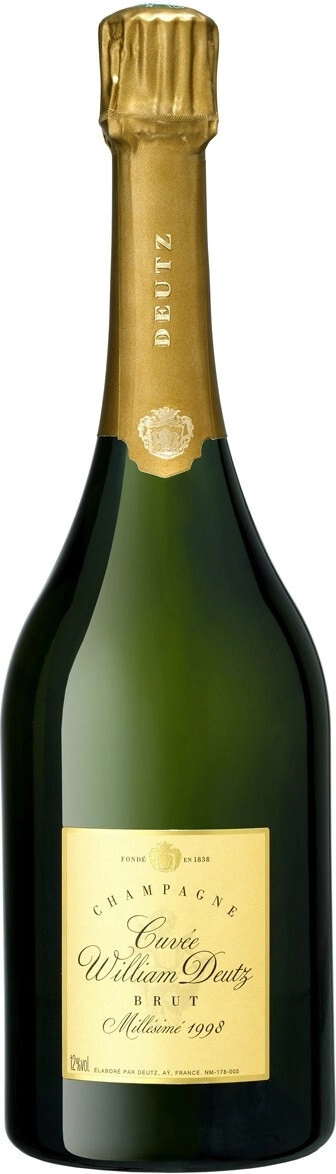 Champagne Cuvee William Deutz Brut Blanc Millesime, 1998, 3000 ml 