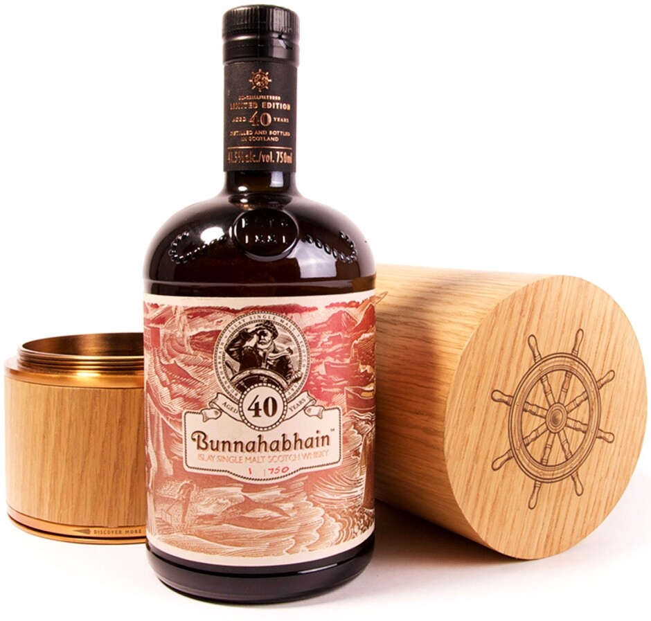 Виски 40 лет. Bunnahabhain 40 Limited Edition. Бунахабейн. Виски Буннахавэн 40. Bunnahabhain 40 years old.