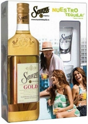 Sauza Gold, with 2 glasses, 0.7 л
