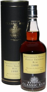 Ром Bristol Classic Rum, Providence Estate Finest Trinidad Rum, 1990, gift tube, 0.7 л