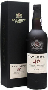 Taylors, Tawny Port 40 Years Old, gift box