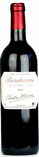 In the photo image Christian Moueix Bordeaux AOC, 2005, 0.75 L