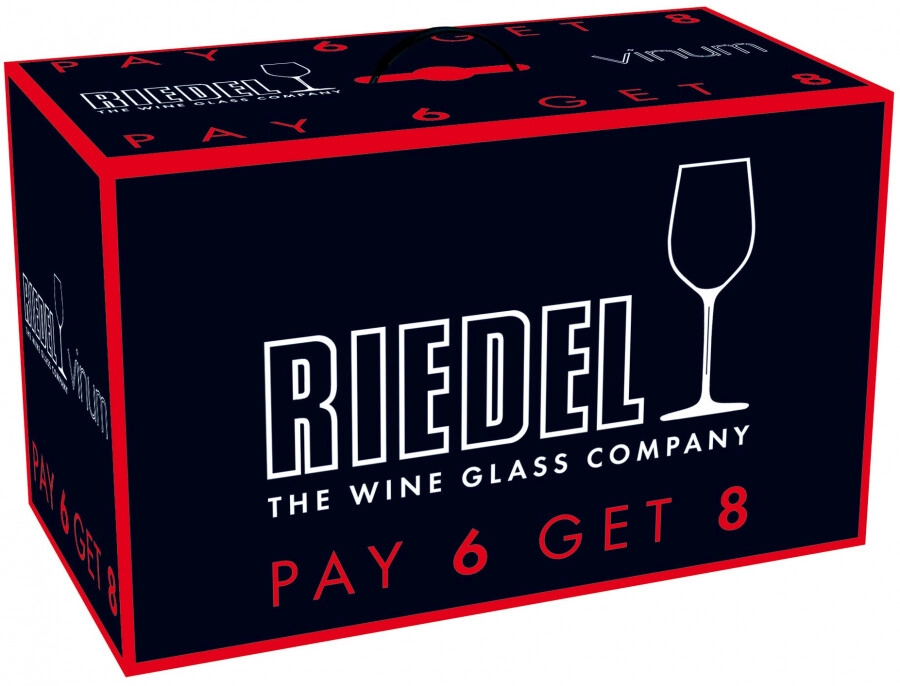 Riedel Vinum Pay 6 Get 8 Cabernet / Bordeaux (Set of 8)