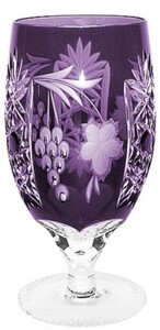 Ajka Crystal, Grape Amethyst, Stemglass, 0.45 л