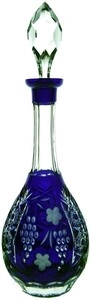 Ajka Crystal, Grape Blue, Decanter, 0.75 L