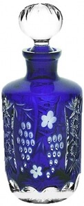 Ajka Crystal, Grape Blue, Decanter for whisky, 0.7 L
