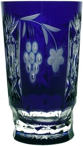 Ajka Crystal, Grape Blue, High Tumbler, 390 ml