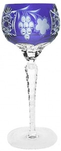 Ajka Crystal, Grape Blue, Wine Stemglass, 220 ml