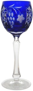 Ajka Crystal, Grape Blue, Red Wine Stemglass, 230 ml