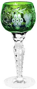 Ajka Crystal, Grape Emerald, Liquor Stemglass, 60 ml