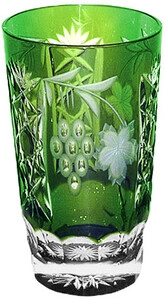 Ajka Crystal, Grape Emerald, High Tumbler, 390 ml