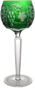 Ajka Crystal, Grape Emerald, Wine Stemglass, 220 ml