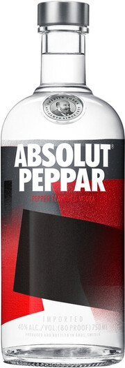 In the photo image Absolut Peppar, 0.75 L