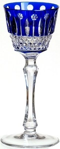 Ajka Crystal, St. Louis Cobalt Blue, Wine Stemglass, 220 ml