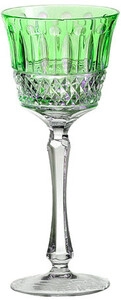 Ajka Crystal, St. Louis Emerald, Wine Stemglass, 220 ml
