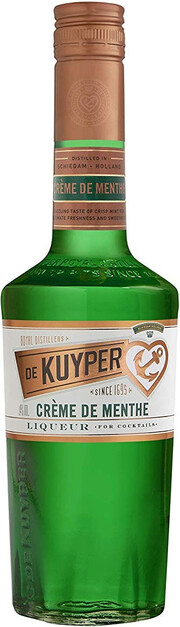 In the photo image De Kuyper Creme de Menthe Green, 0.7 L