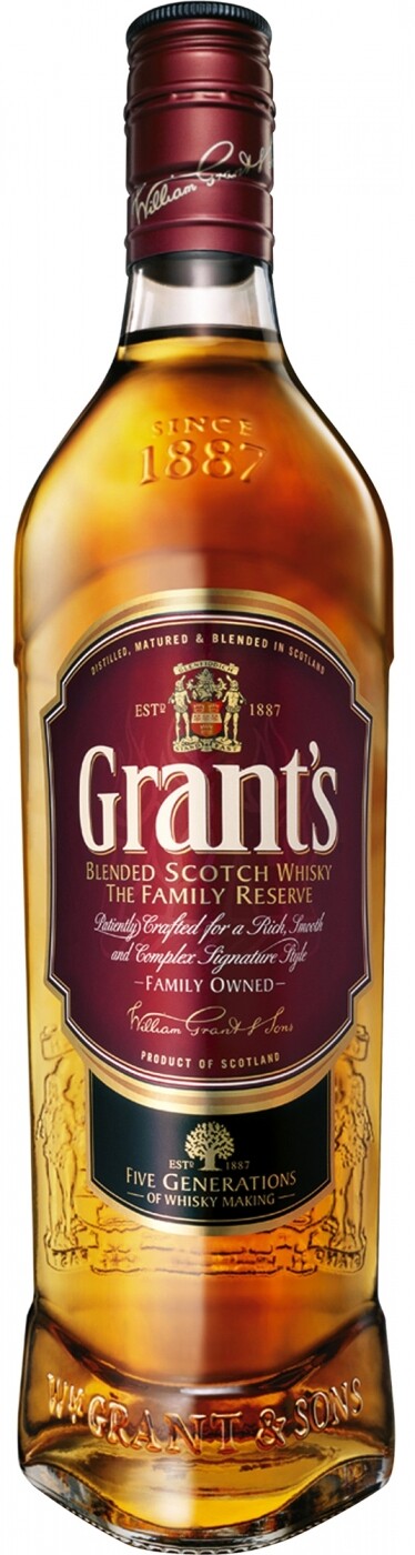 Grants Blended Scotch Whiskey 1L