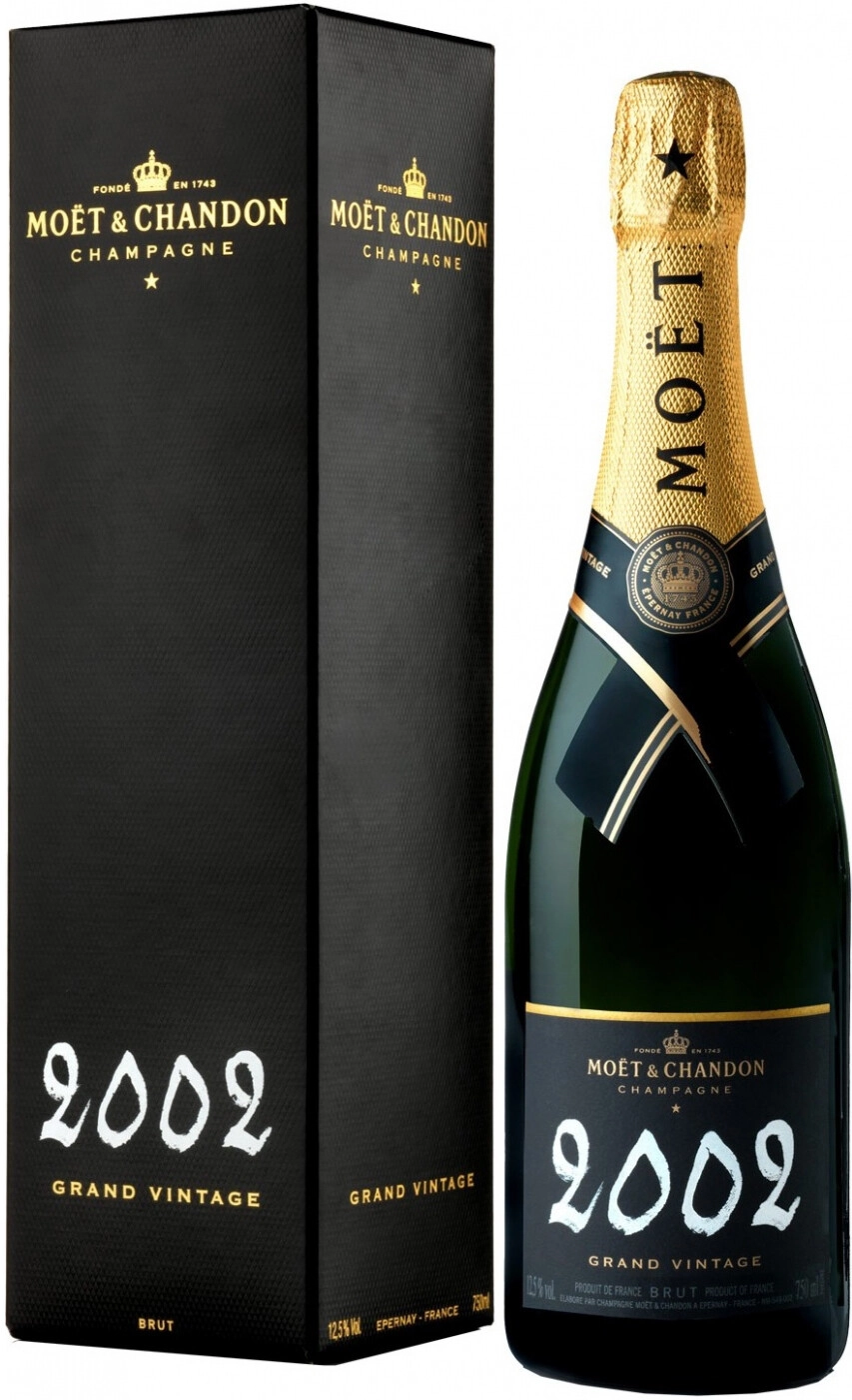 Champagne Moet & Chandon, Brut Vintage 2002, gift box, 750 ml Moet