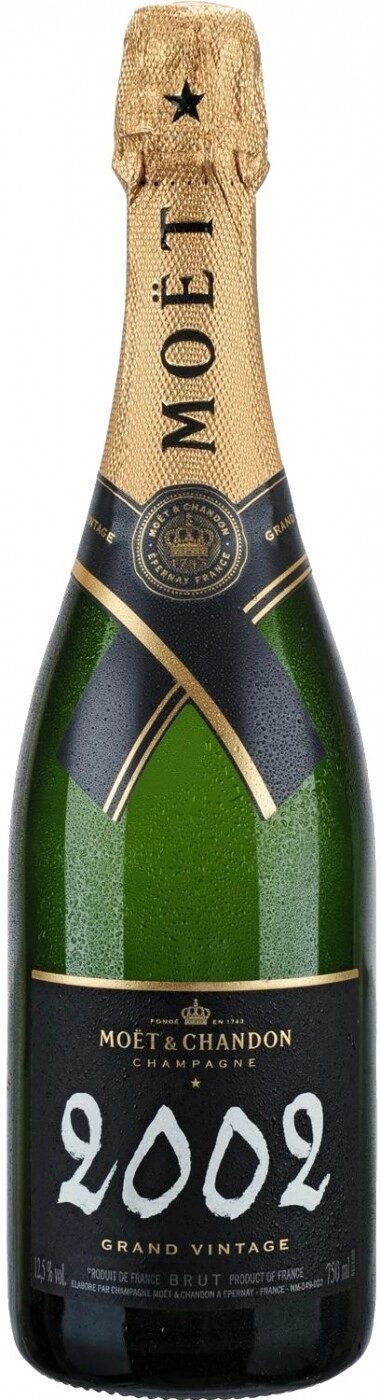 Champagne Moet & Chandon, Brut Vintage 2002, gift box, 750 ml Moet