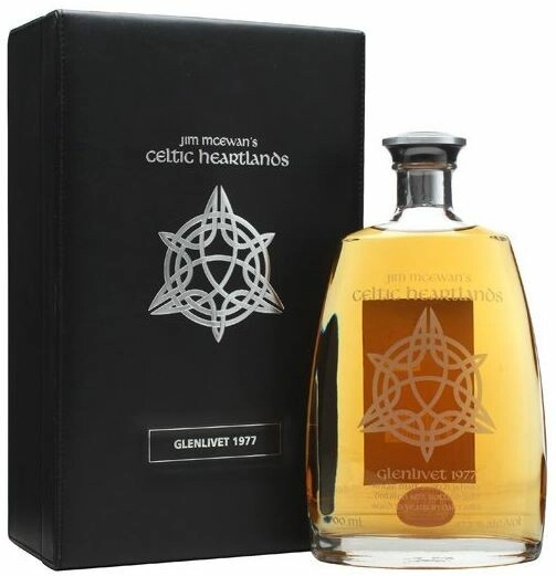 Whisky Celtic Heartlands Glenlivet 33 Years Old, 1977, leather box