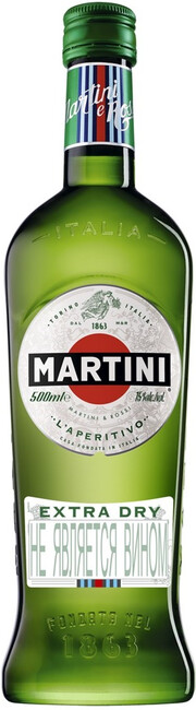 In the photo image Martini Extra Dry, 0.5 L