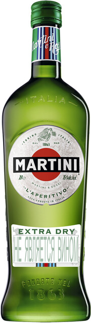In the photo image Martini Extra Dry, 1 L