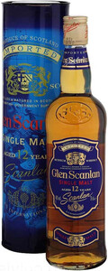 Glen Scanlan Single Malt, 12 Years Old, gift tube, 0.7 л