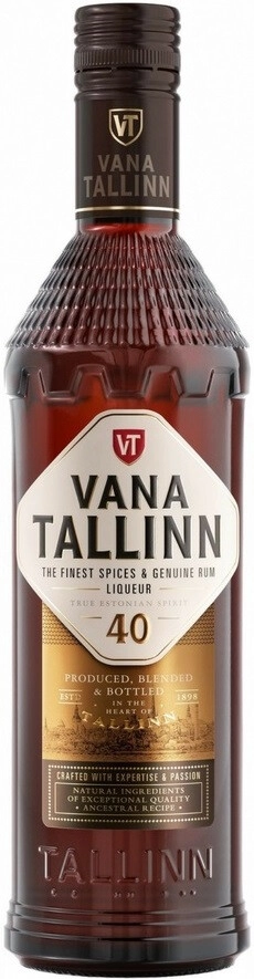 Liqueur Vana Tallinn 40%, 500 ml Vana Tallinn 40% – price, reviews