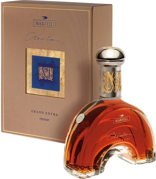 ブランデー Martell Creation Grand Extra 700ml Коньяк Martell, «Creation» Grand Extra, в подарочной коробке, 0.7