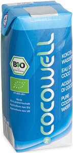 Coconut Water Cocowell Bio, 0.33 л