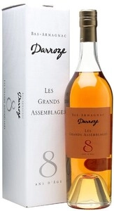 Darroze, Les Grands Assemblages, 8 ans dage, Bas-Armagnac, gift box, 0.7 L