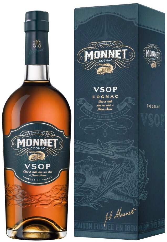 2【レア】MONNET コニャック V.S.O.P. 750ml ギフトボックス Cognac Monnet VSOP, gift box, 700 ml Monnet VSOP, gift box – price